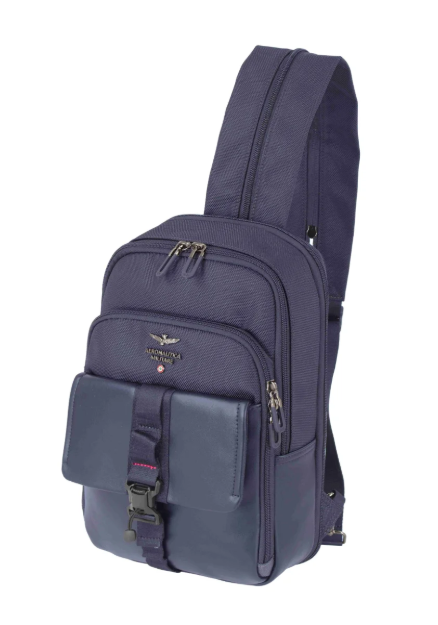 Obrázek z Batoh sling Aeronautica Militare Typhoon AM-591-05 modrá 7 L 
