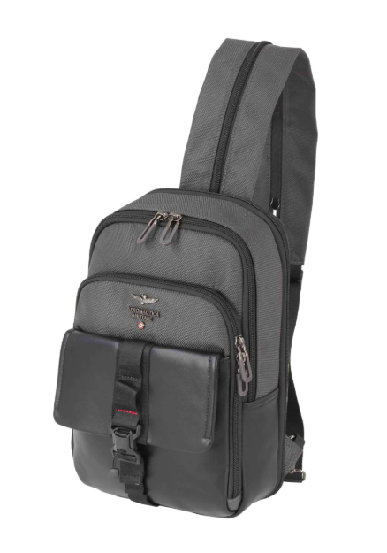 Obrázek z Batoh sling Aeronautica Militare Typhoon AM-591-13 šedá 7 L 