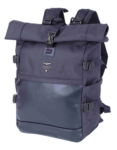 Obrázek z Batoh rollup Aeronautica Militare Typhoon AM-592-05 modrá 18 L 