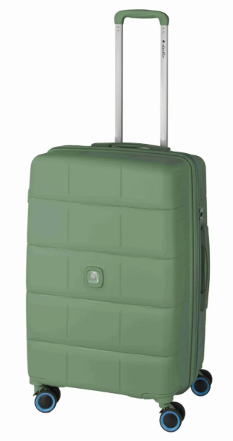 Obrázek z Cestovní kufr Dielle squares 4W M 210-67-33 zelená 70 L 