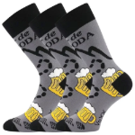 Obrázek z VOXX Ponožky pánské letní LETOUR vtipné s motivem piva DESIGN 2 (3 páry) 