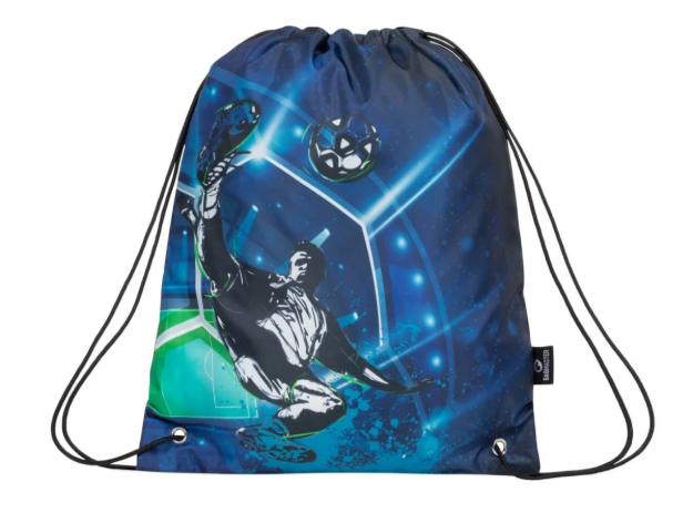 Obrázek z Bagmaster SÁČEK GEN 20 B školní na přezůvky / tělocvik - fotbalista Modrá 1.2 l 