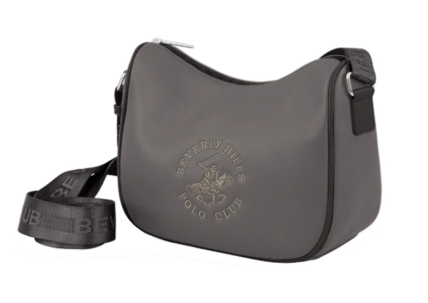 Obrázek z Dámská kabelka Beverly Hills Polo Club BH-4264-23 antracitová 6 L 