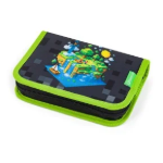 Obrázek z Bagmaster ALFA 26 B malý školní set pro prvňáčky – kostičkový svět Vícebarevná 23 l 