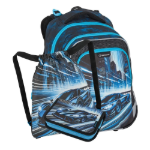 Obrázek z Bagmaster LUMI 26 C malý školní set pro prvňáčky – auto Modrá 25 l 