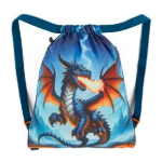 Obrázek z Bagmaster LUMI 26 D malý školní set pro prvňáčky – drak Modrá 23 l 