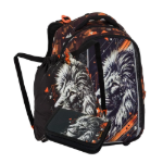 Obrázek z Bagmaster VEGA 26 A malý školní set pro prvňáčky – lev Oranžová 22 l 