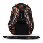 Obrázek z Bagmaster VEGA 26 A malý školní set pro prvňáčky – lev Oranžová 22 l 
