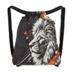 Obrázek z Bagmaster VEGA 26 A malý školní set pro prvňáčky – lev Oranžová 22 l 