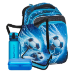 Obrázek z Bagmaster BETA 26 C velký školní set pro prvňáčky – fotbal Modrá 23 l 