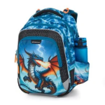 Obrázek z Bagmaster LUMI 26 D velký školní set pro prvňáčky – drak Modrá 23 l 