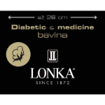 Obrázek z LONKA Ponožky velmi roztažné DIACOTTONIX pro diabetiky ČERNÉ (3 páry) 