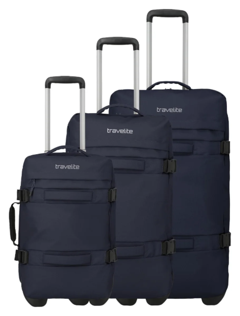 Obrázek z Travelite Bolonia Wheeled Duffle S,M,L Navy S: 35 l / M: 50 l / L: 75 L 