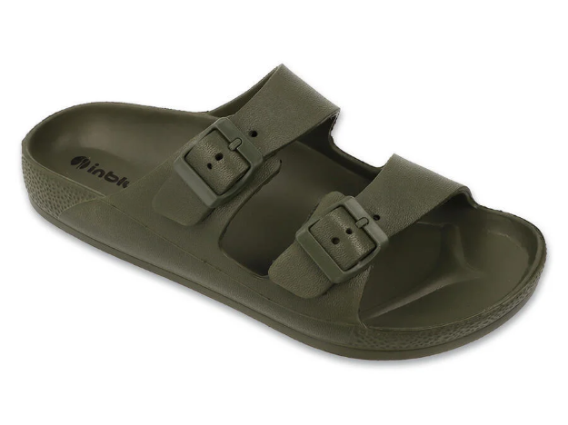 Obrázek z BEFADO 159M133 pánské pěnové pantofle INBLU khaki 