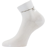 Obrázek z LONKA Ponožky dámské elegantní FLITANA 05 s kamínky BÍLÉ (3 páry) 