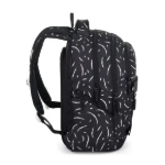 Obrázek z Bagmaster NOMAD 25 A studentský batoh – černo-bílý Černá 30 l 
