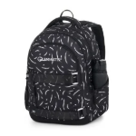 Obrázek z Bagmaster NOMAD 25 A studentský batoh – černo-bílý Černá 30 l 