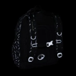 Obrázek z Bagmaster NOMAD 25 A studentský batoh – černo-bílý Černá 30 l 