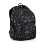 Obrázek z Bagmaster NOMAD 25 B studentský batoh – černo-šedý Černá 30 l 
