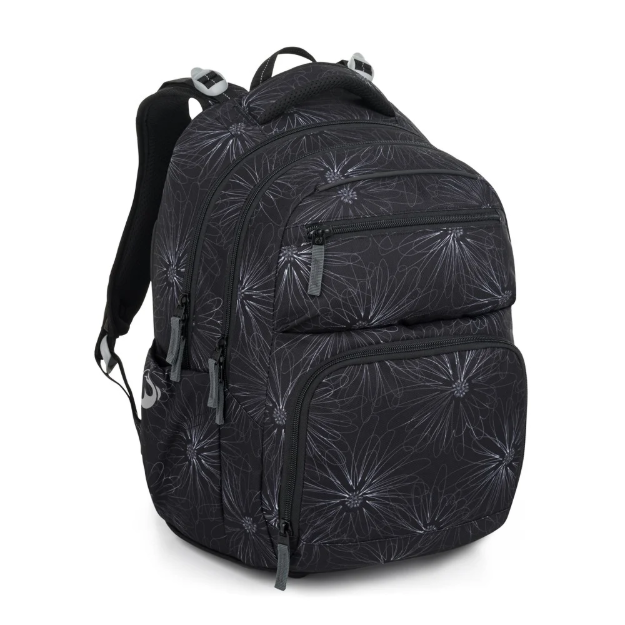 Obrázek z Bagmaster ZIPSTER 25 A školní batoh – černý Černá 30 l 