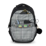 Obrázek z Bagmaster ZIPSTER 25 A školní batoh – černý Černá 30 l 