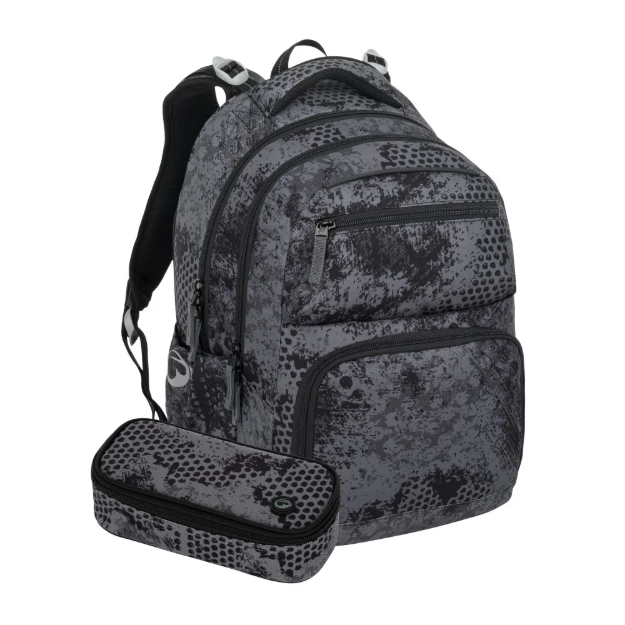 Obrázek z Bagmaster ZIPSTER 25 B studentský set – šedý Šedá 30 l 