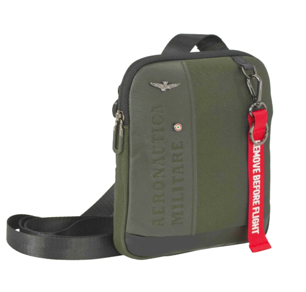 Obrázek z Taška cross Aeronautica Militare Spitfire simple AM-601-33 zelená 2,3 L 