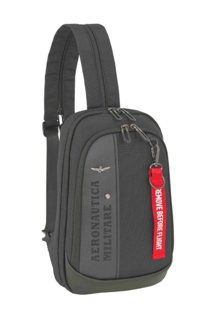 Obrázek z Batoh Aeronautica Militare Spitfire sling AM-603-01 černá 6,3 L 