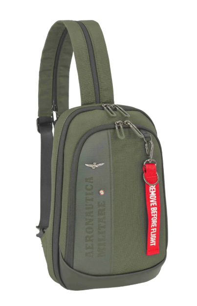 Obrázek z Batoh Aeronautica Militare Spitfire sling AM-603-33 zelená 6,3 L 