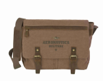 Obrázek z Taška messenger Aeronautica Militare Canvas AM-612-25 hnědá 13 L 