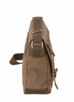 Obrázek z Taška messenger Aeronautica Militare Canvas AM-612-25 hnědá 13 L 