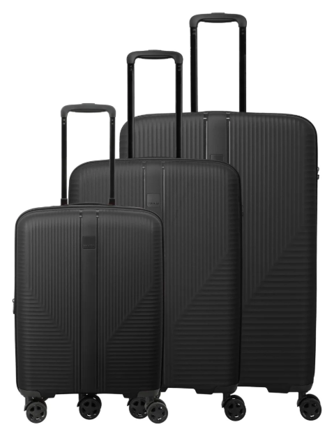 Obrázek z Travelite Air Stripe S exp, M exp, L Black S: 40/47 l / M: 75/86 l / L: 104 L 