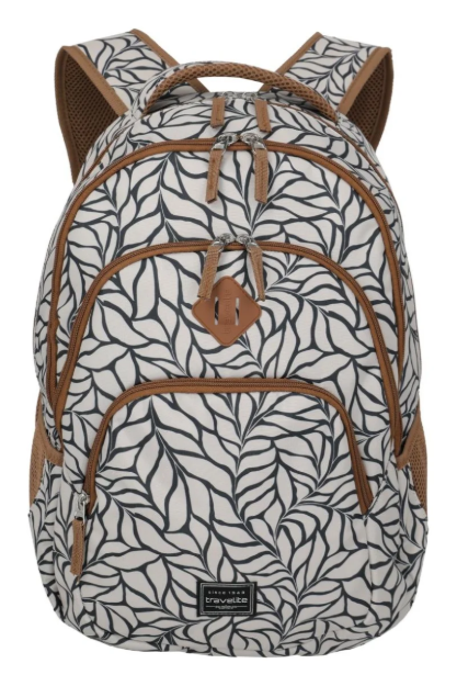 Obrázek z Travelite Basics Backpack Print Off-White 22 L 