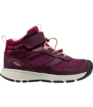 Obrázek z KEEN Skua MID WP YOUTH Kotníkové zimní boty fig/peach fuzz 