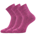 Obrázek z VOXX Ponožky silné TAMI melírované MAGENTA MELÉ (3 páry) 