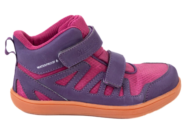 Obrázek z Dětská barefoot kotníková obuv Medico růžová 