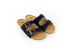 Obrázek z Dětské barefoot korkové pantofle černé 