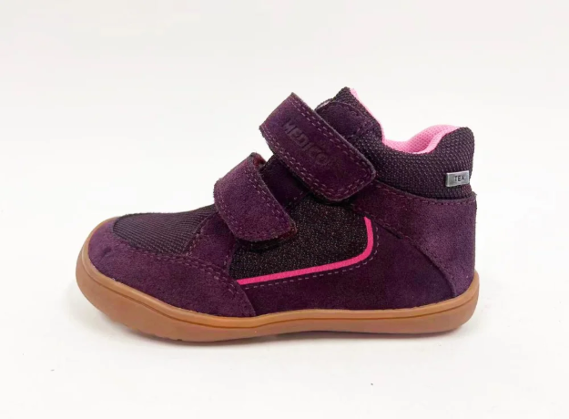 Obrázek z Dětská kožená barefoot obuv růžová 