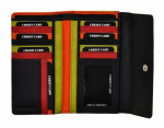 Obrázek z Dámská peněženka BHPC Colorfull long combi - černá BH-2967-01 černá 