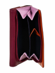 Obrázek z Dámská peněženka BHPC Colorfull long combi - fuchsiová BH-2967-30 růžová 