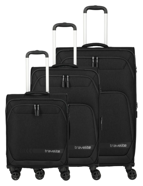 Obrázek z Travelite Kick Off 4w S, M exp, L exp Black S: 37 l / M: 69/73 l / L: 110/117 L 
