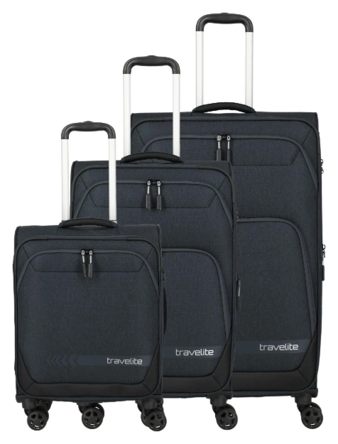 Obrázek z Travelite Kick Off 4w S, M exp, L exp Anthracite S: 37 l / M: 69/73 l / L: 110/117 L 