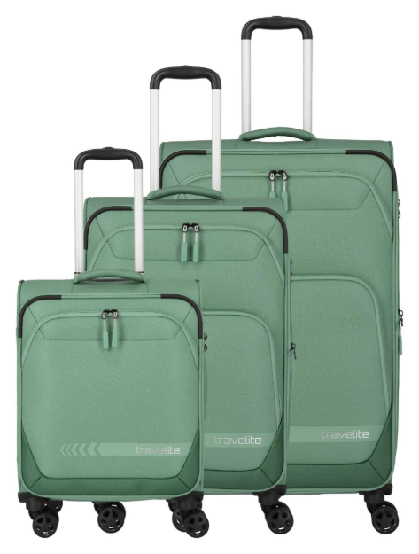 Obrázek z Travelite Kick Off 4w S, M exp, L exp Sage S: 37 l / M: 69/73 l / L: 110/117 L 