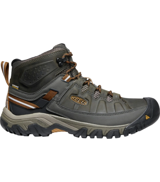 Obrázek z KEEN Targhee III MID WP Men Pánské trekové boty black olive/golden brown 