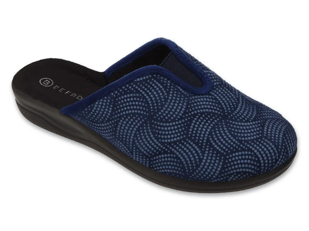 Obrázek z BEFADO 551D019 pantofle HOME GO modré 