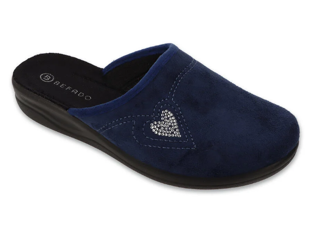 Obrázek z BEFADO 551D017 pantofle HOME GO srdce 
