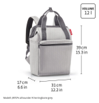 Obrázek z Reisenthel Allrounder R Boucle Black 12 L 