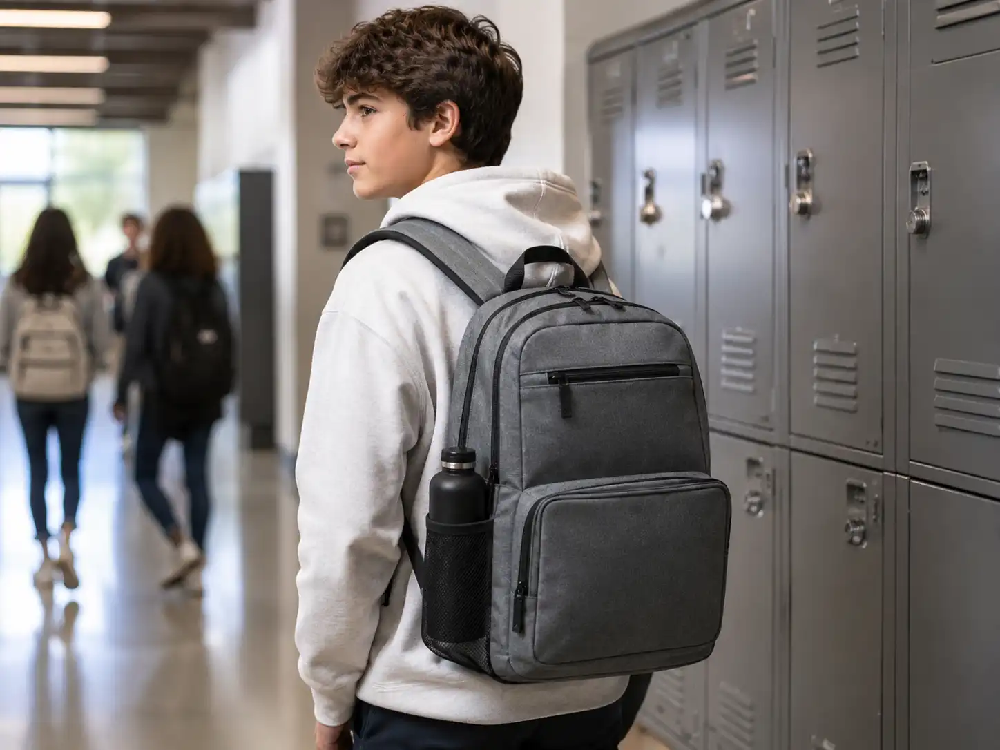 Studentský batoh s kapsou na notebook a objemem 25 litrů