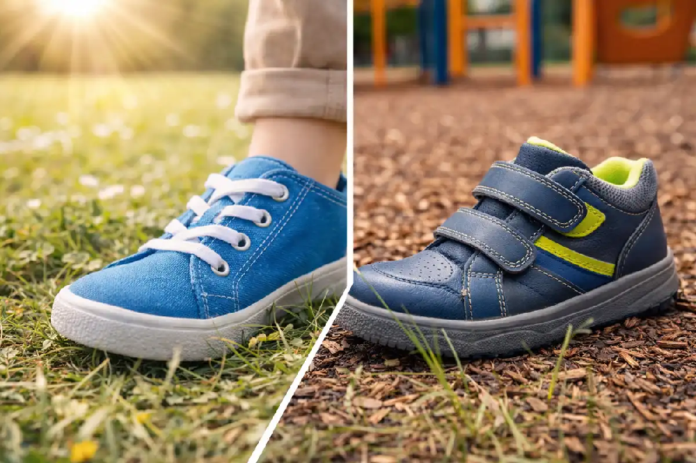 Rozdíl mezi látkovými a koženými dětskými teniskami